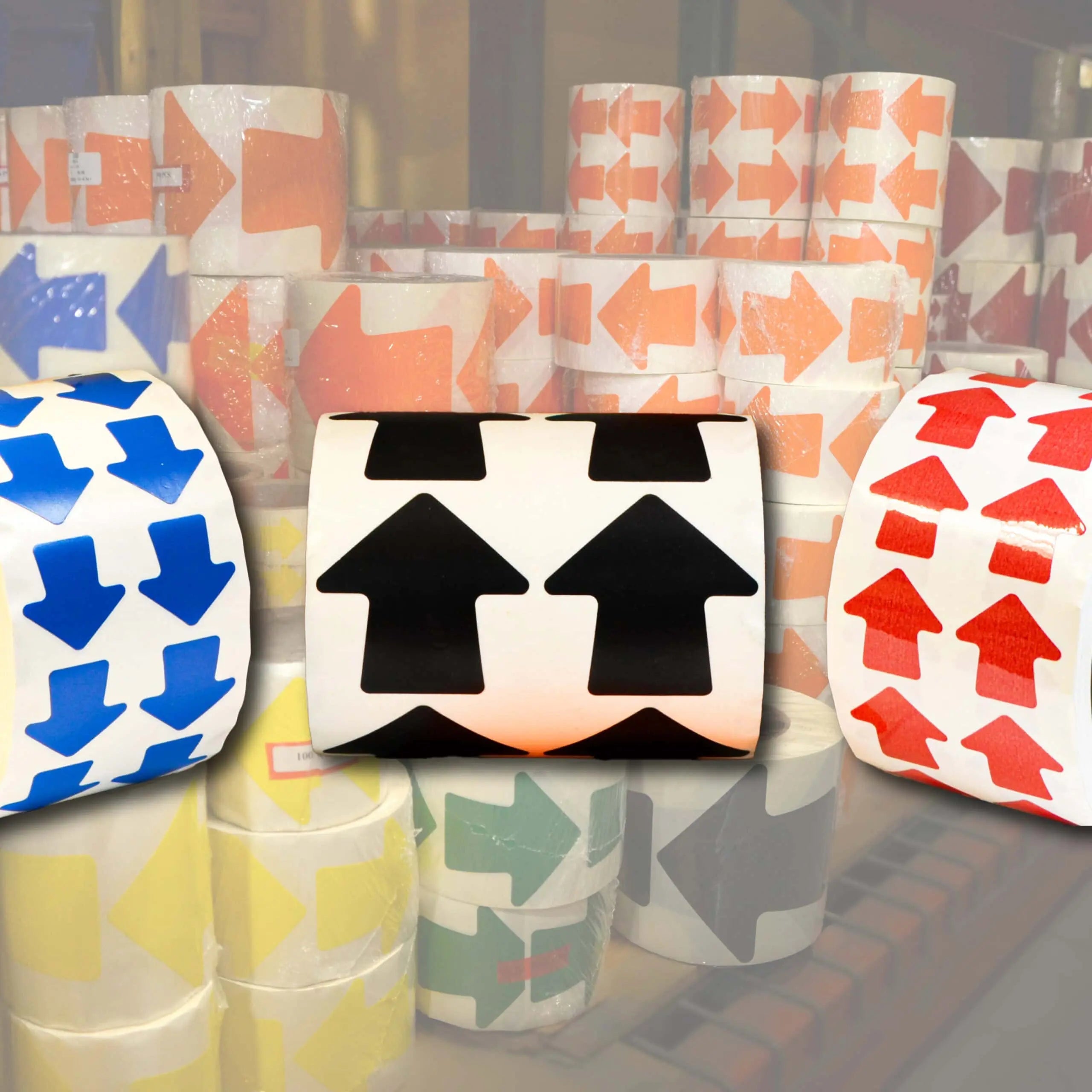 Self-Adhesive Die Cut Vinyl Arrows - NADCO Tapes & Labels, Inc.