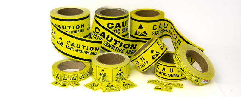 ESD Aisle and Floor Warning Tape