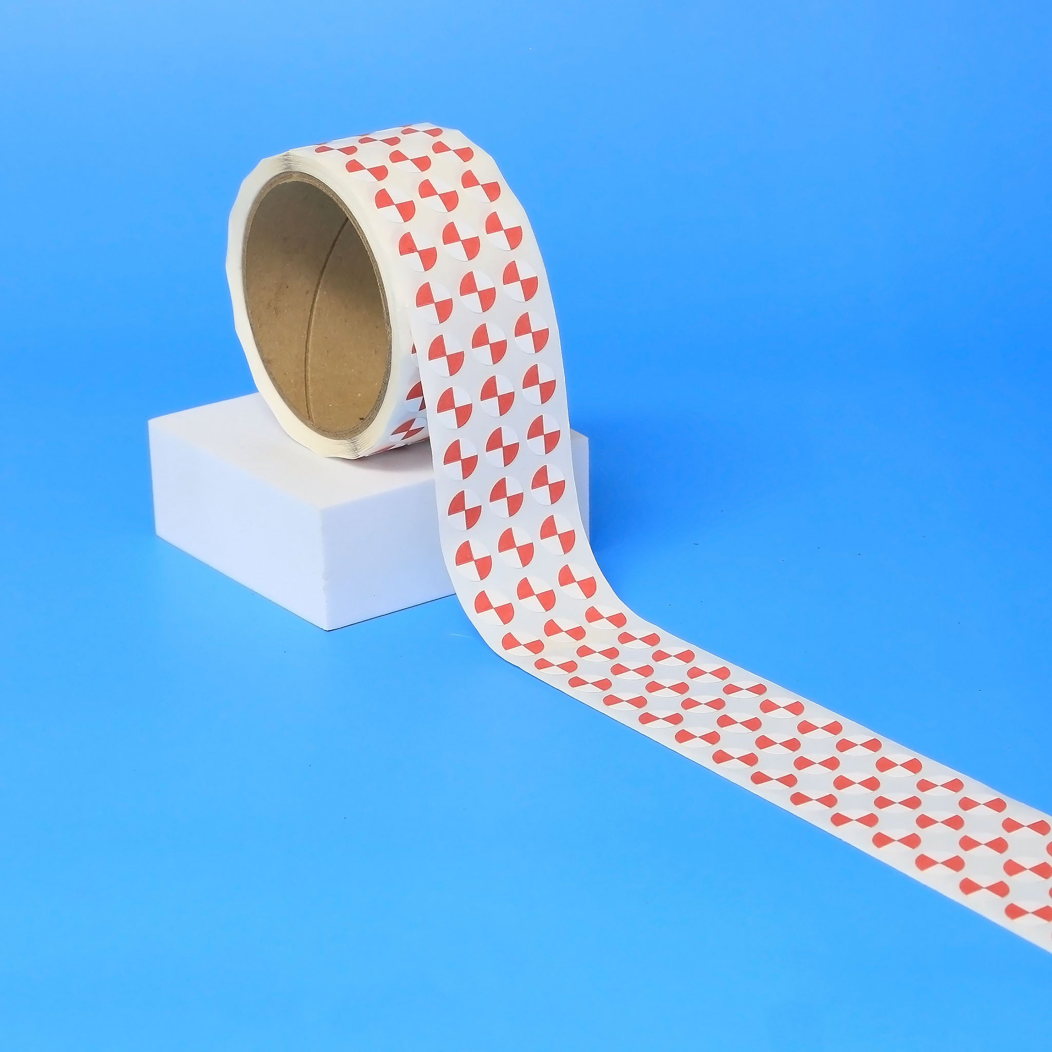 TYVEK TARGET DOTS & SQUARES CRASH TEST DUMMY ROLLS