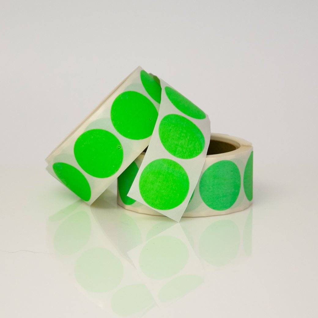 1.5" PAPER DOTS (500/RL) - NADCO Tapes & Labels, Inc.