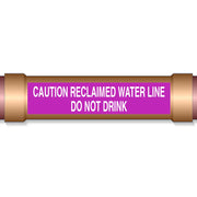 Underground Pipe Marking Tape CAUTION RECLAIMED WATER LINE DO NOT DRINK – 3″ Wide x 1,000 Roll