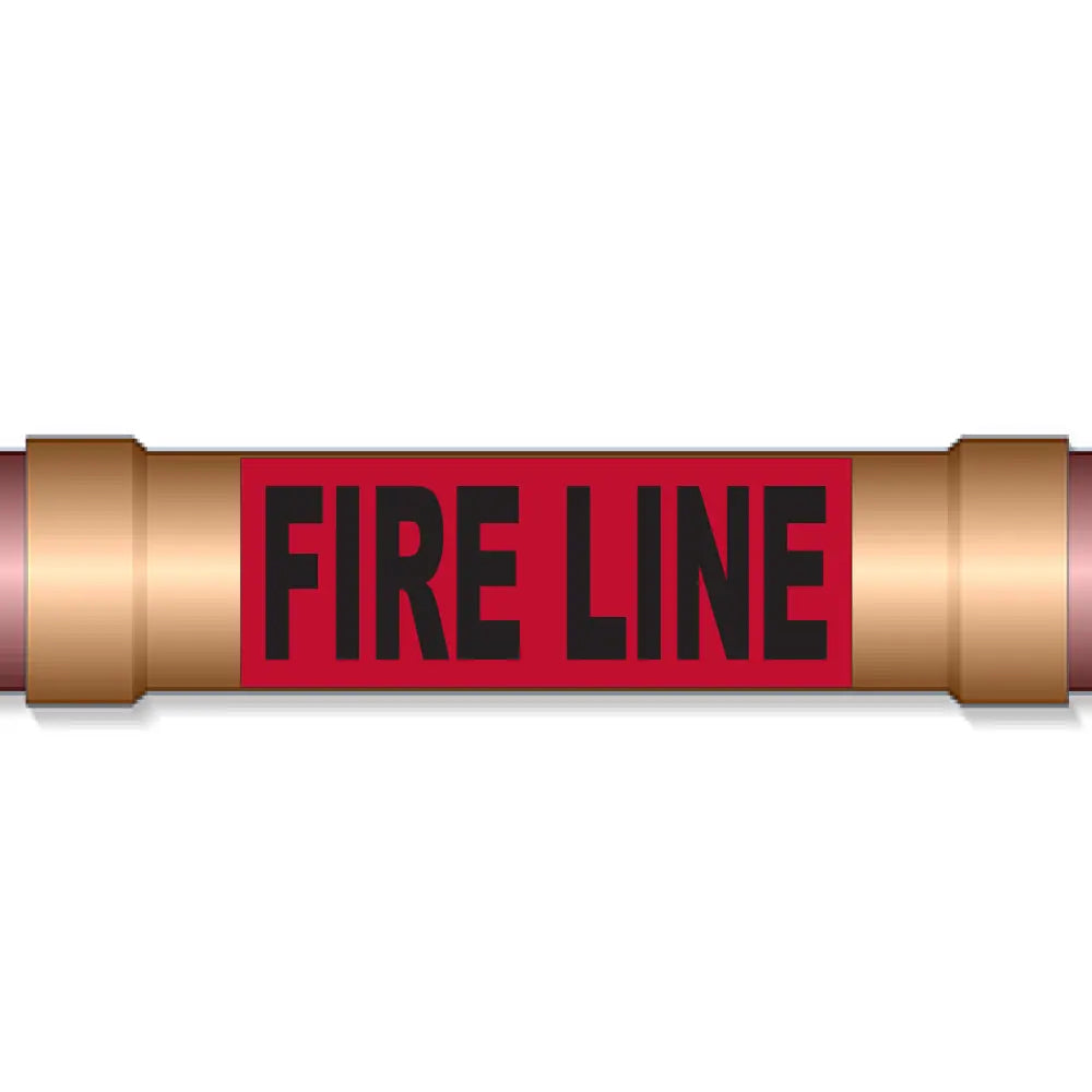 Underground Pipe Marking Tape FIRE LINE – 6″ Wide x 1,000 Roll