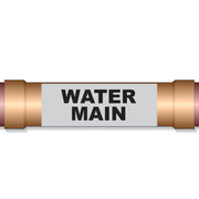 Underground Pipe Marking Tape WATER MAIN – 6″ Wide x 1,000 Roll