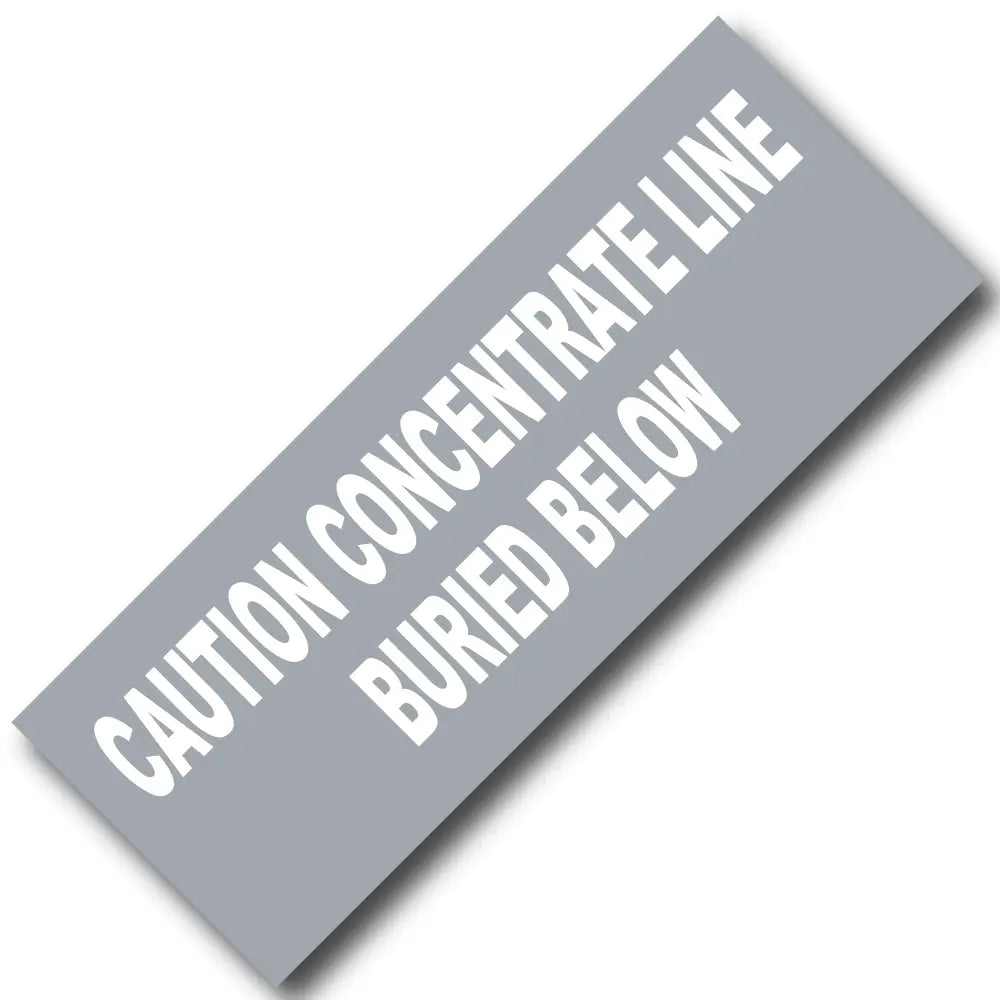 BARRICADE TAPE CAUTION CONCENTRATE LINE BURIED BELOW