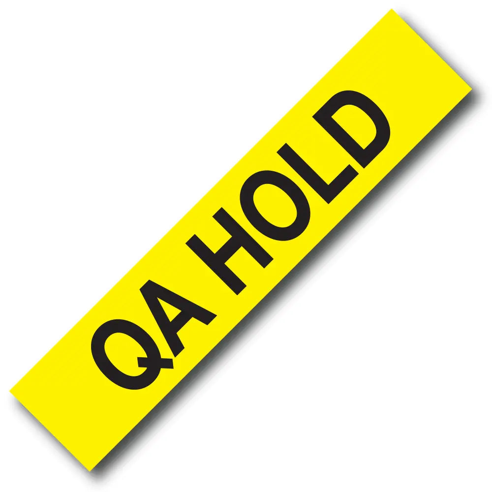BARRICADE TAPE QA HOLD – NADCO Tapes & Labels, Inc.