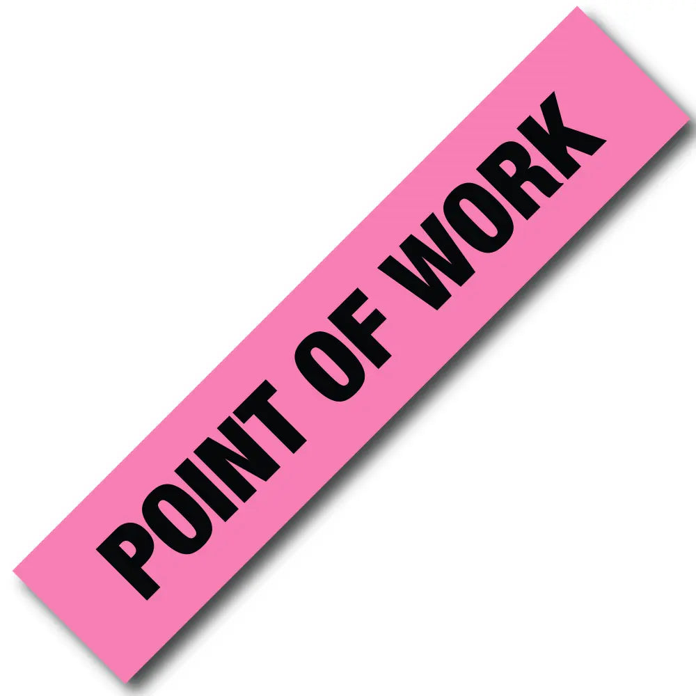 BARRICADE TAPE POINT OF WORK