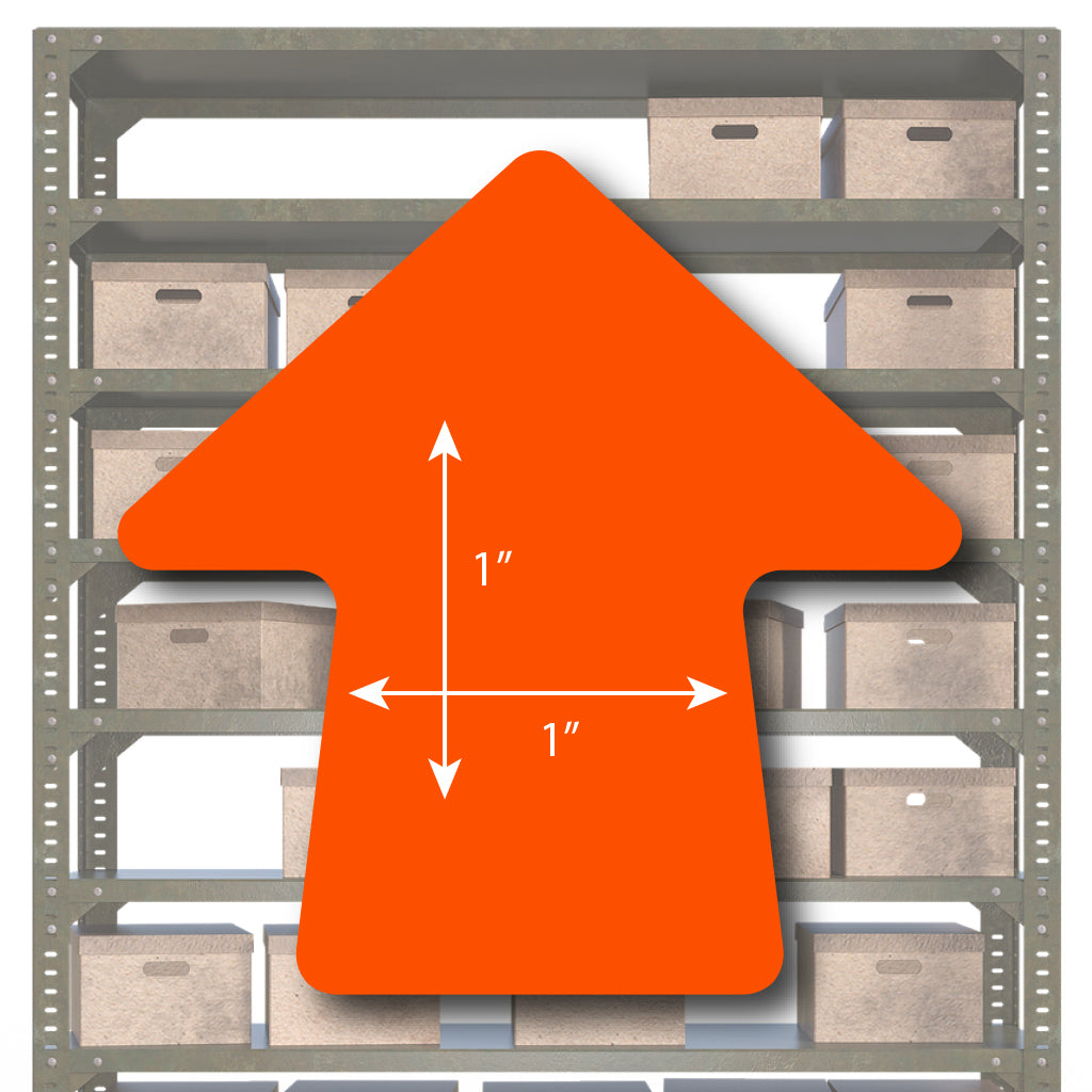 ORANGE DIE CUT VINYL ARROWS