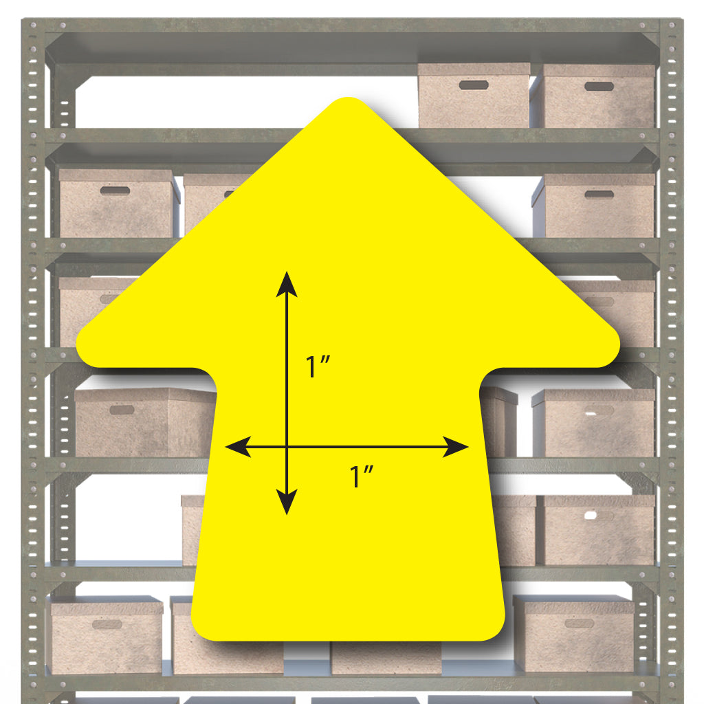 YELLOW DIE CUT VINYL ARROWS