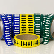DIRECTIONAL FLOW ARROW VINYL TAPE 1" X 36YD