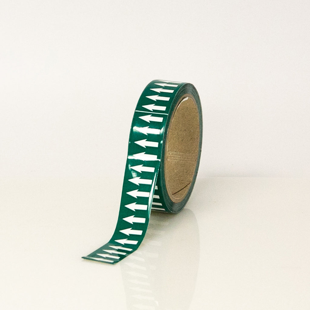 DIRECTIONAL FLOW ARROW VINYL TAPE 1" X 36YD