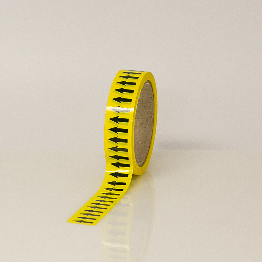 DIRECTIONAL FLOW ARROW VINYL TAPE 1" X 36YD