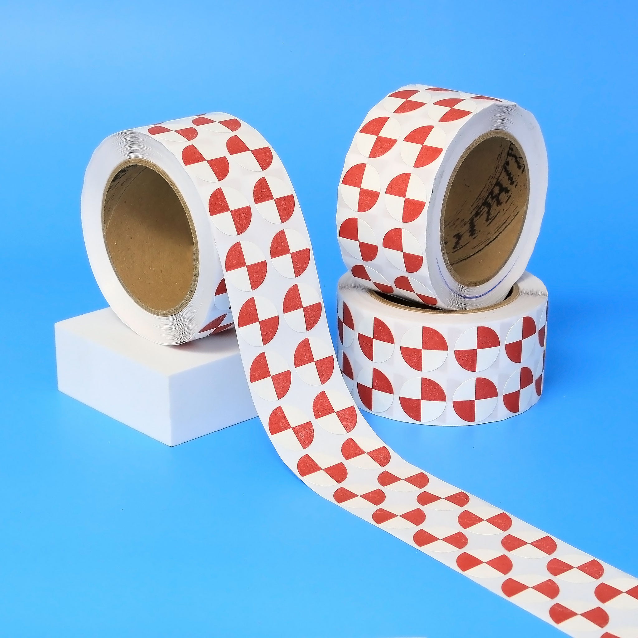TYVEK TARGET DOTS & SQUARES CRASH TEST DUMMY ROLLS