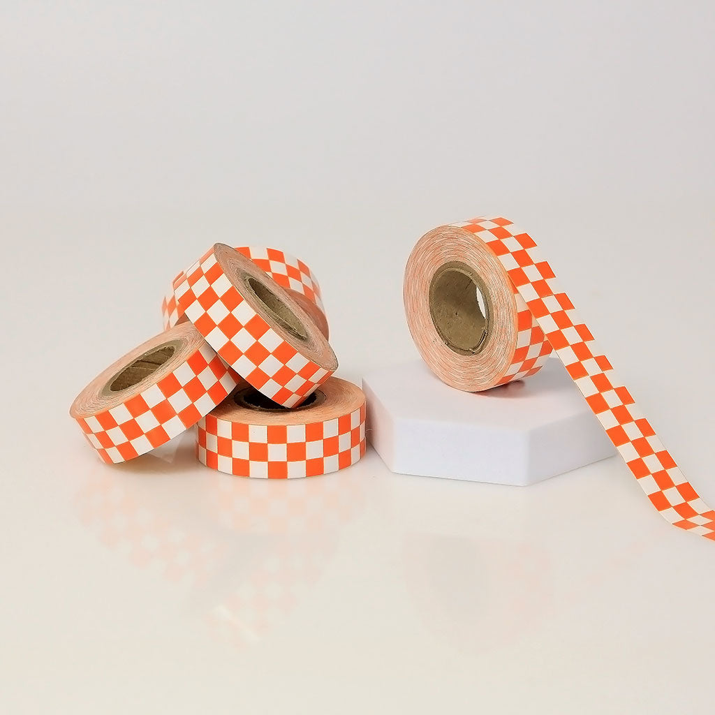 Vinyl Checkerboard Tape - 1" X 18 yards (1/4" Checks on 3" ID Core)