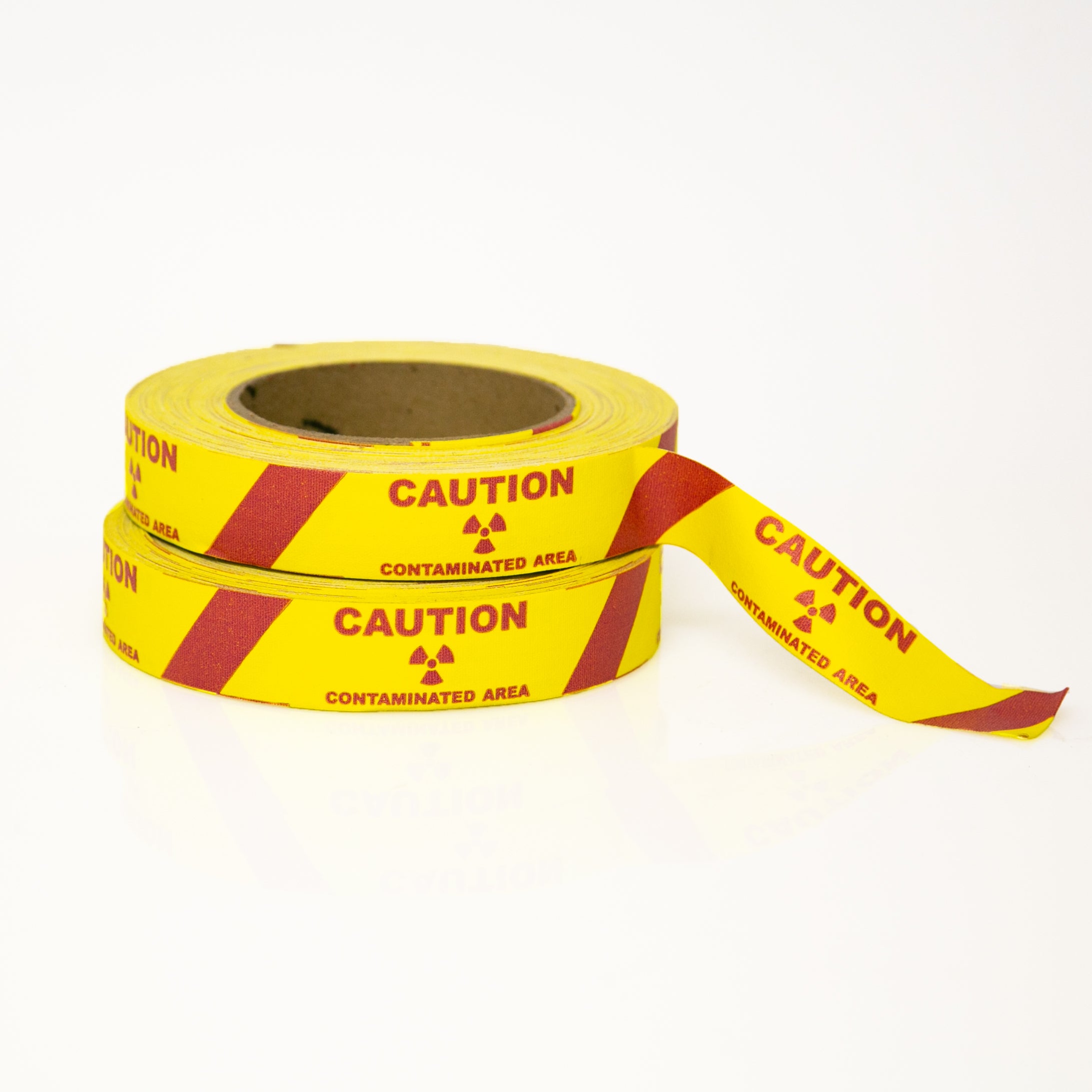 Caution Contaminated Area 1" X 36 yards with Rad Symbol and Stripe