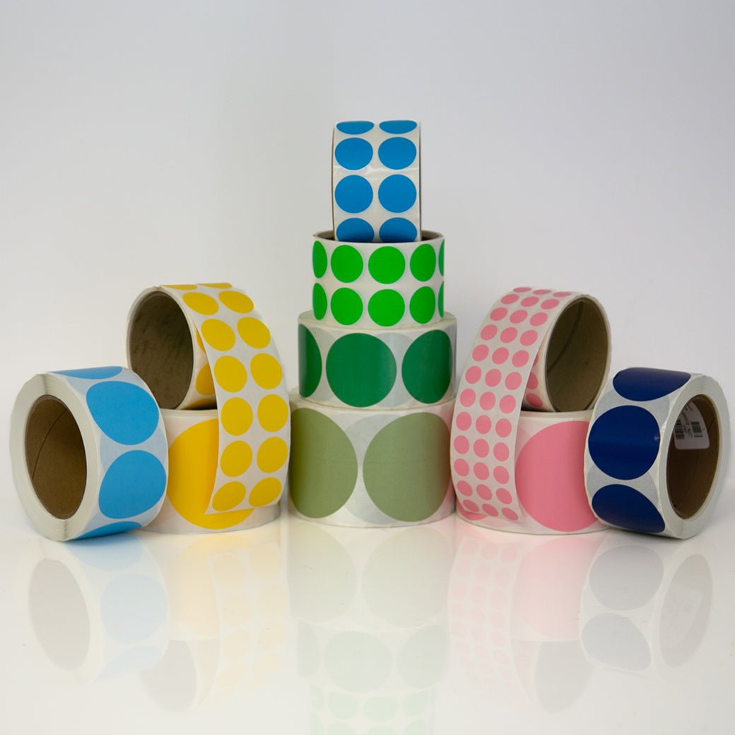 2" PAPER DOTS (500/RL) - NADCO Tapes & Labels, Inc.