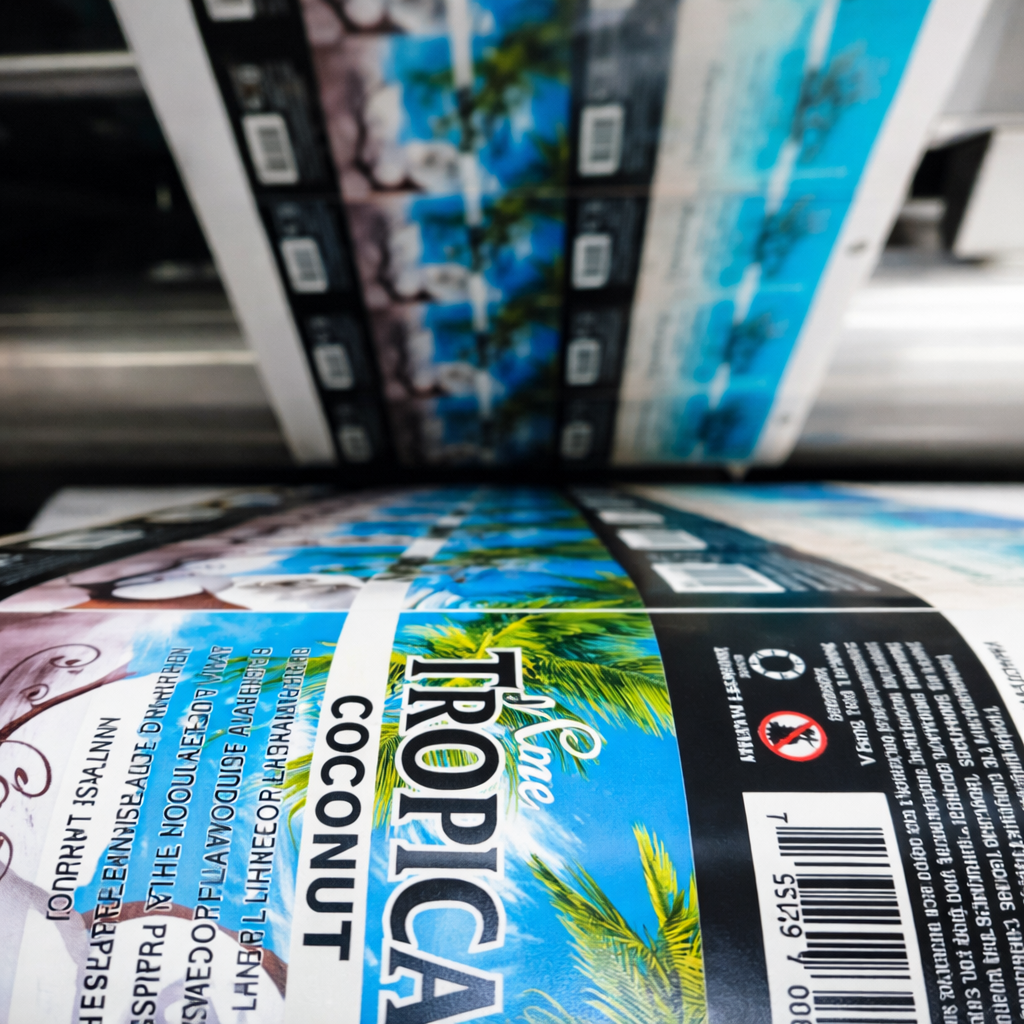 CUSTOM LABEL (Square or Rectangle Shape) - Minimum Order 1,000 Labels