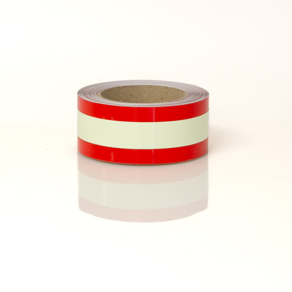 GLOW TAPE ENGINEERING GRADE REFLECTIVE - RED