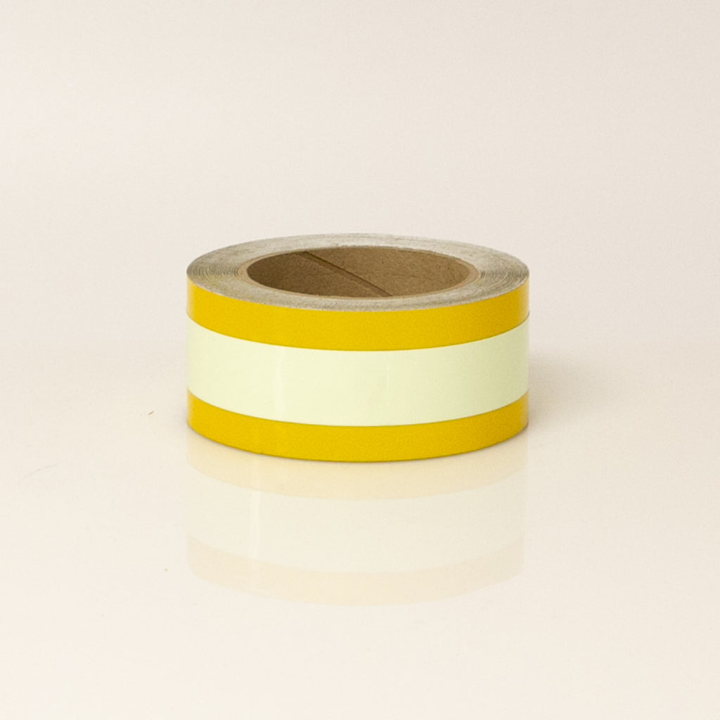GLOW TAPE ENGINEERING GRADE REFLECTIVE - YELLOW
