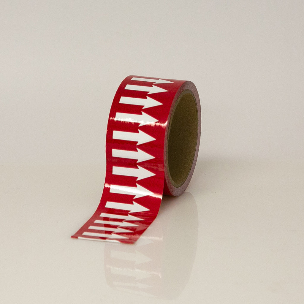 DIRECTIONAL FLOW ARROW VINYL TAPE 2" X 36YD