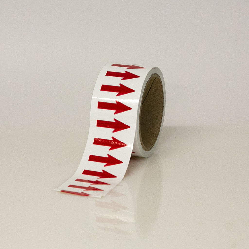 DIRECTIONAL FLOW ARROW VINYL TAPE 2" X 36YD