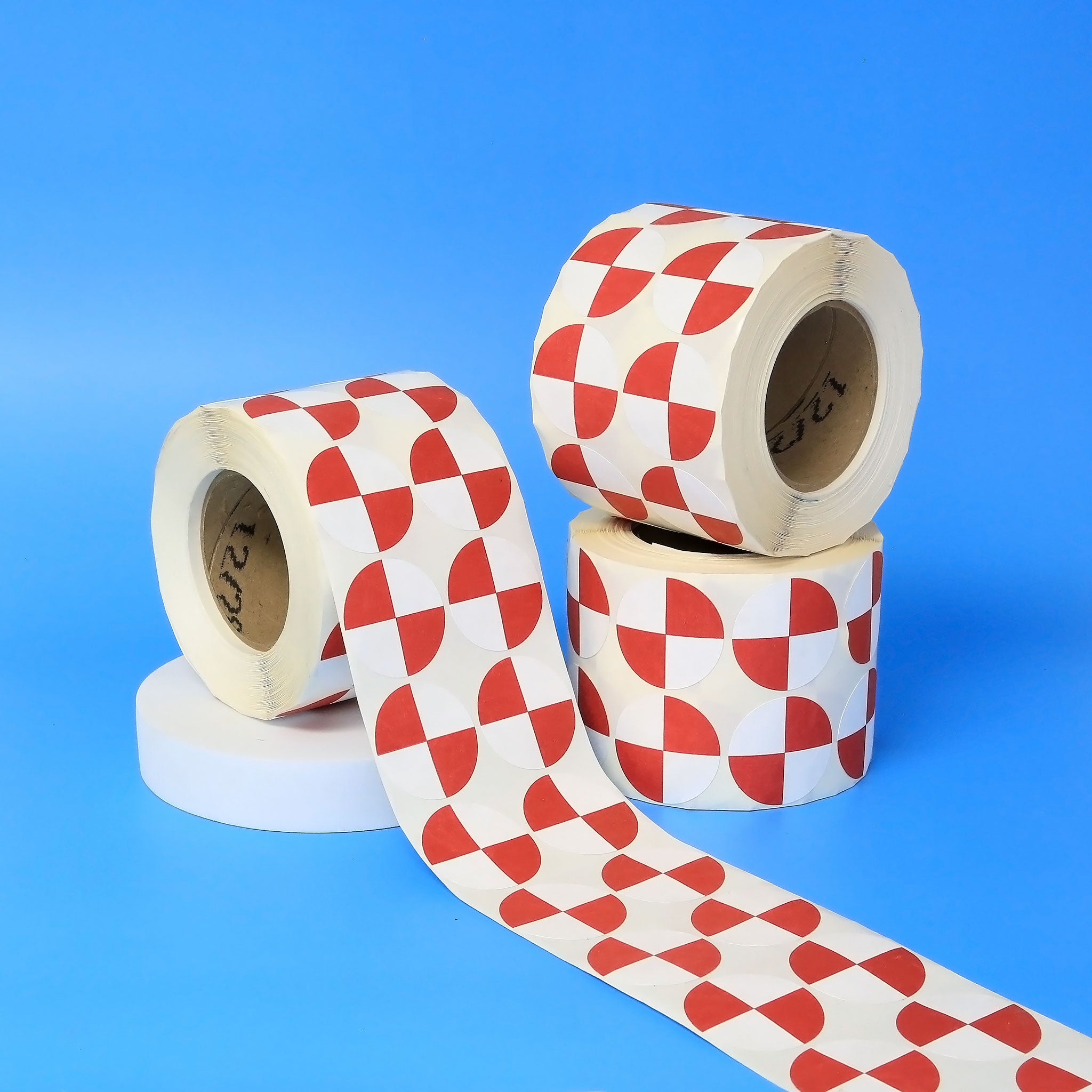 TYVEK TARGET DOTS & SQUARES CRASH TEST DUMMY ROLLS