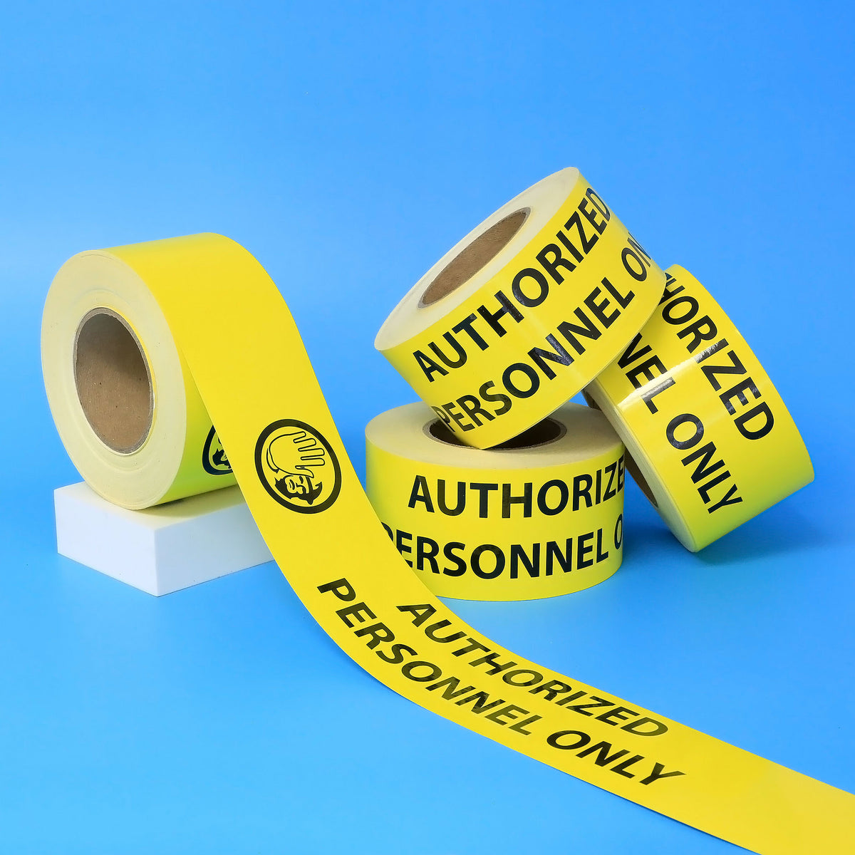 Personnel Labels Facility Marking - AUTHORIZED PERSONNEL ONLY Tape - 3