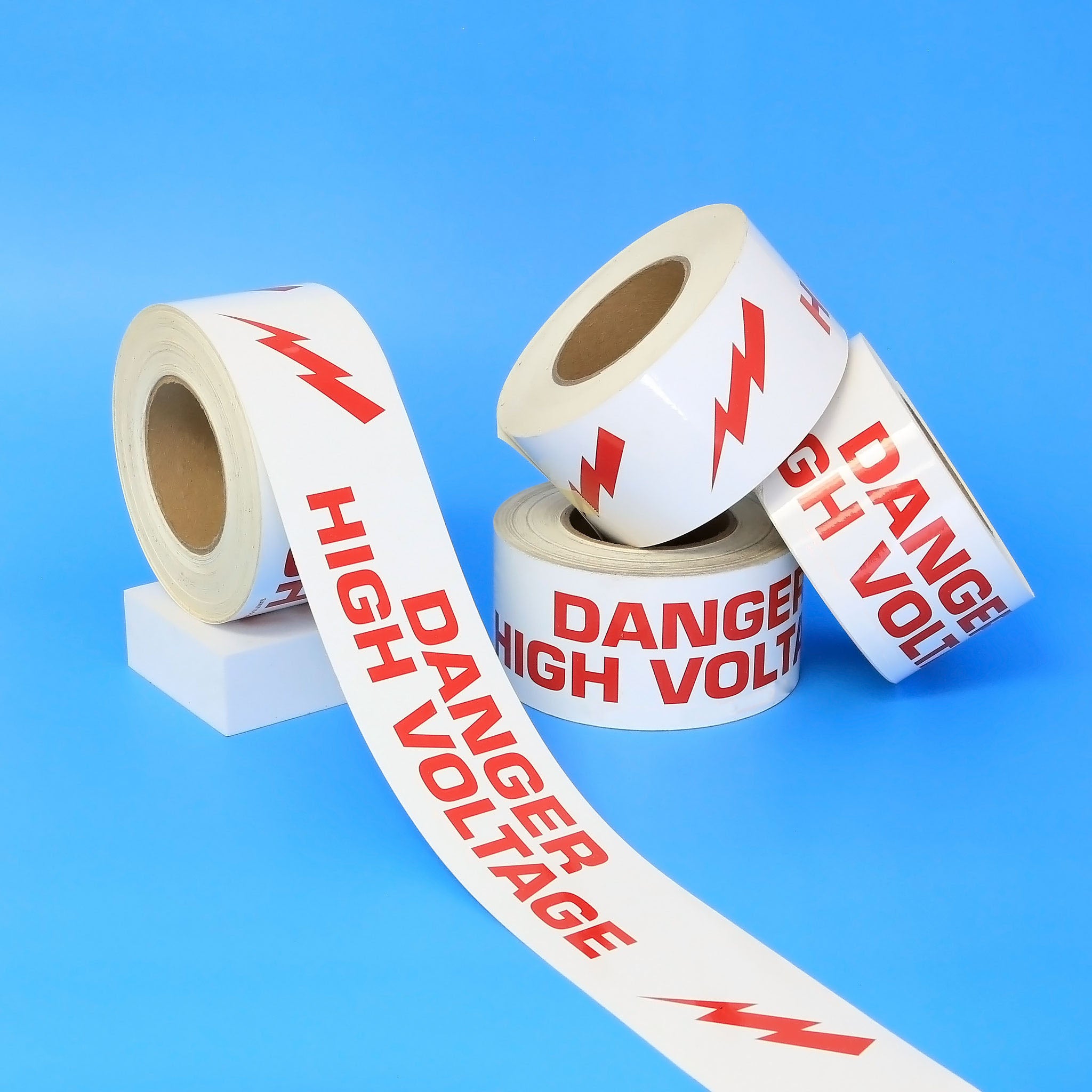 Facility Marking - DANGER HIGH VOLTAGE Tape - 3"X200'