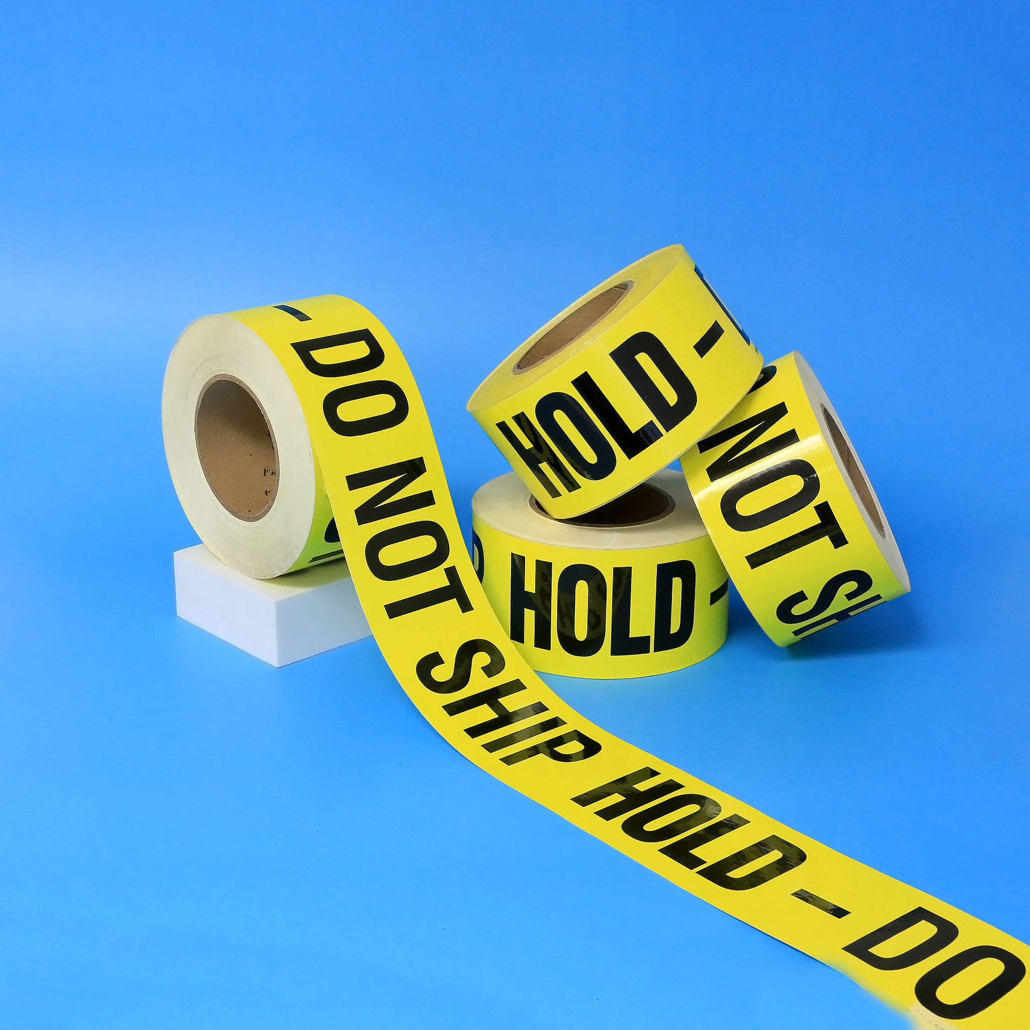 Facility Marking - HOLD DO NOT SHIP Tape - 3"X200'