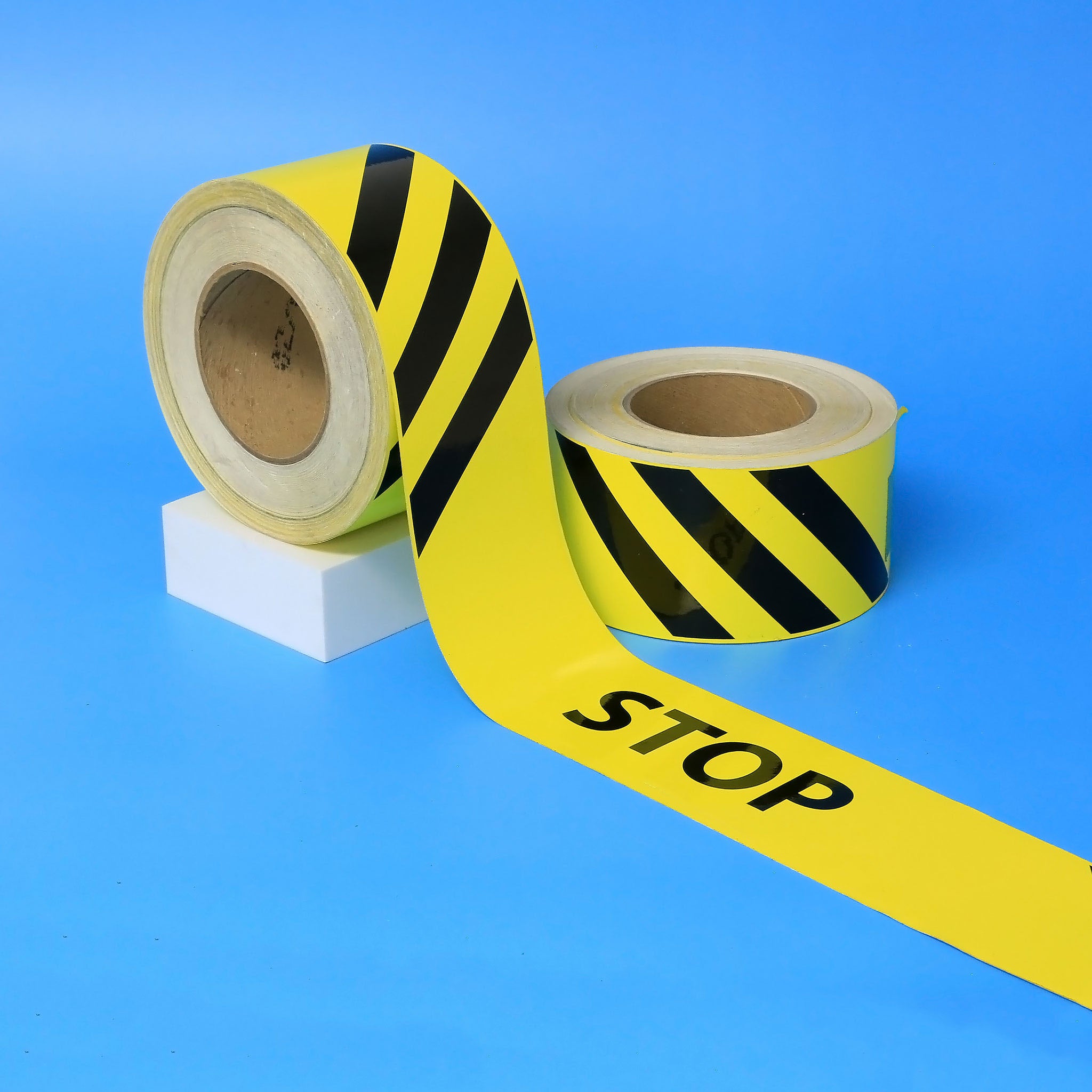 Facility Marking - STOP WITH STRIPES Tape - 3"X200'