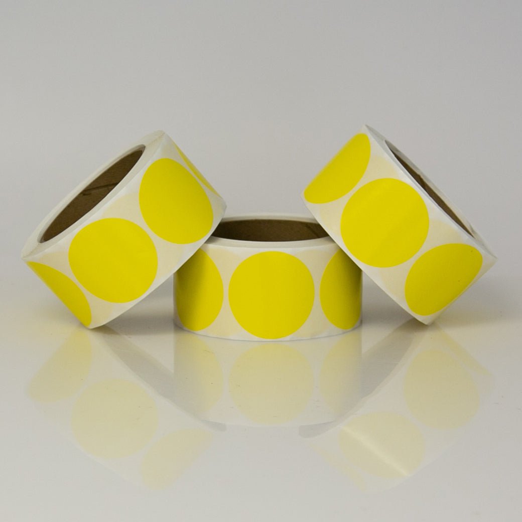 4" PAPER DOTS (500/RL) - NADCO Tapes & Labels, Inc.
