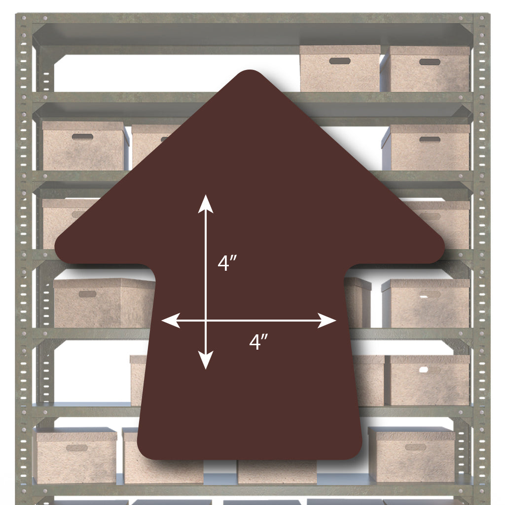 BROWN DIE CUT VINYL ARROWS