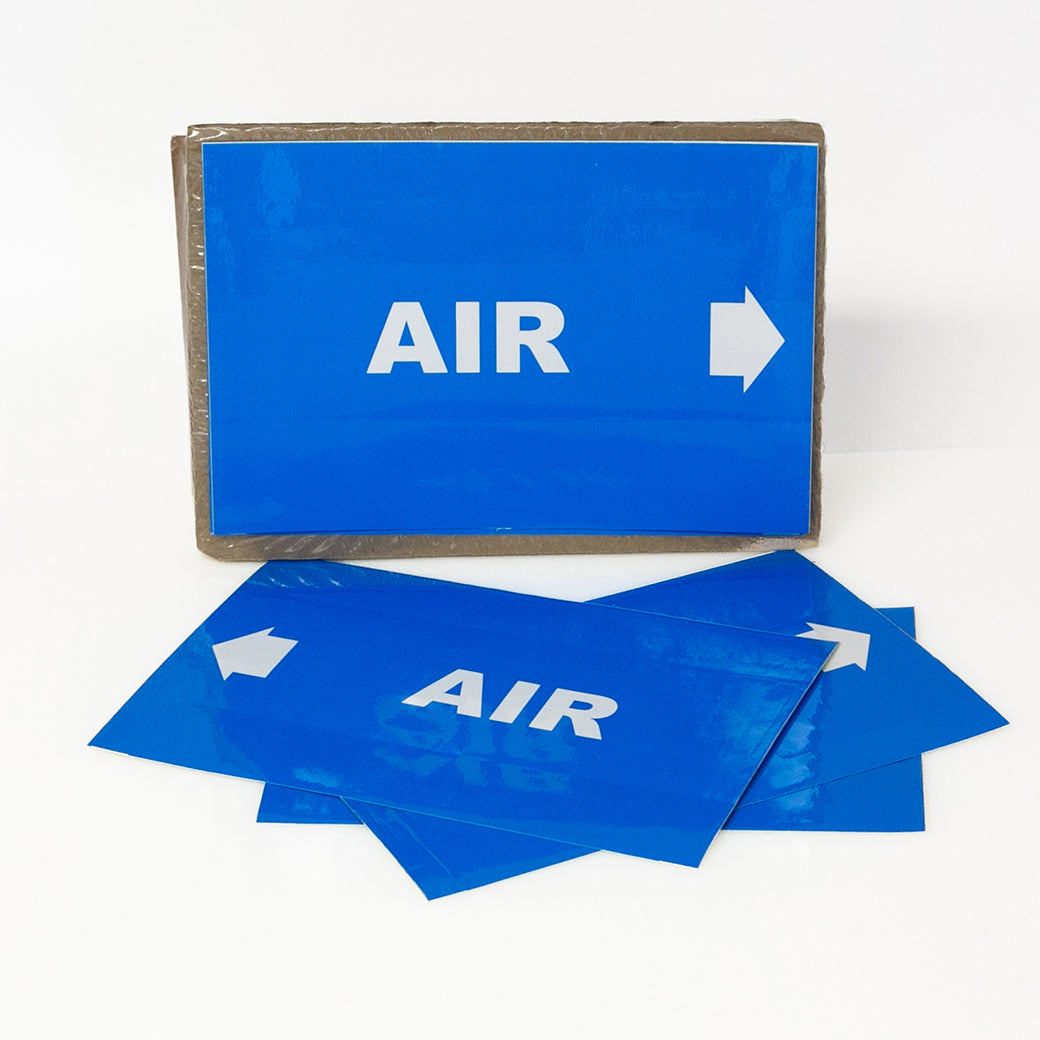 PIPE MARKING LABEL - AIR -25 PCS