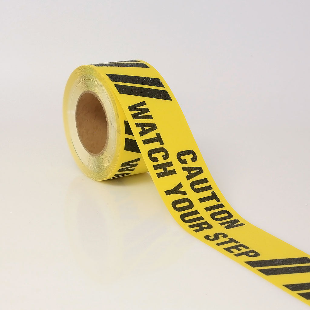 ANTI-SLIP CAUTION WATCH YOUR STEP Vinyl Tape - 60' Roll
