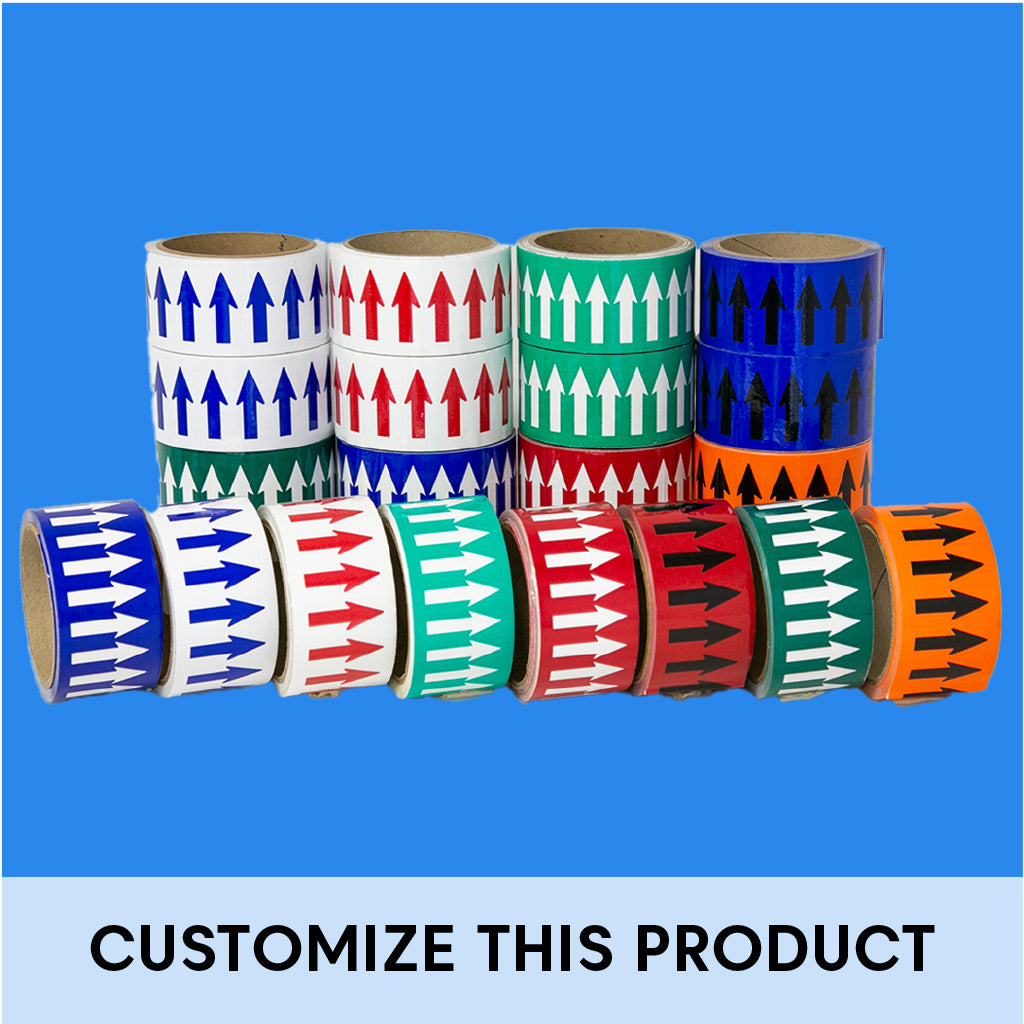 CUSTOM DIRECTIONAL FLOW ARROW VINYL TAPE