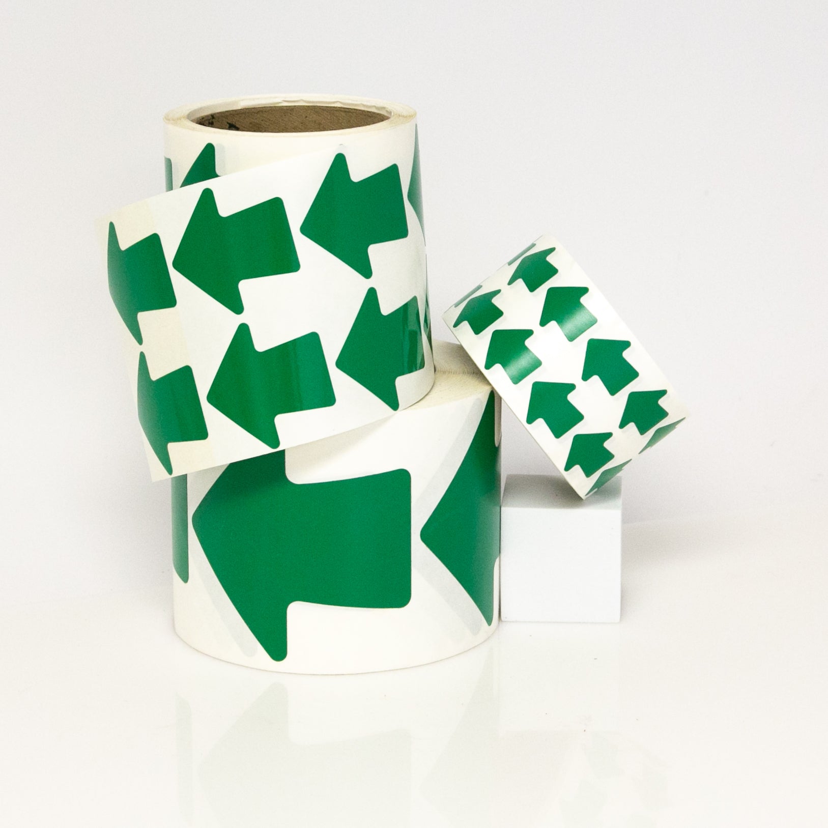 GREEN DIE CUT VINYL ARROWS