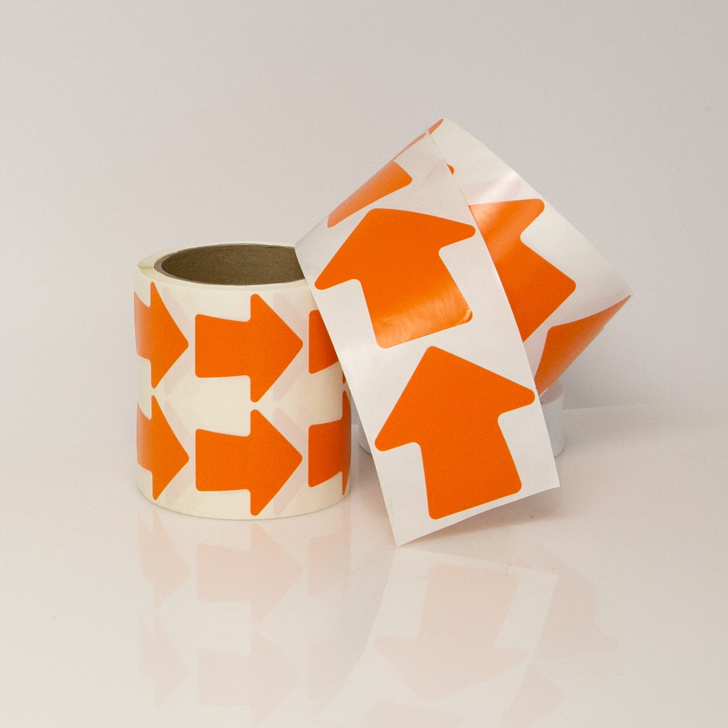 ORANGE DIE CUT VINYL ARROWS