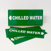 PIPE MARKING LABEL - CHILLED WATER -25 PCS