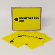 PIPE MARKING LABEL - COMPRESSED AIR -25 PCS