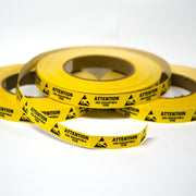 ATTENTION ESD Susceptible Item Label 0.625" X 2" (1000/RL)