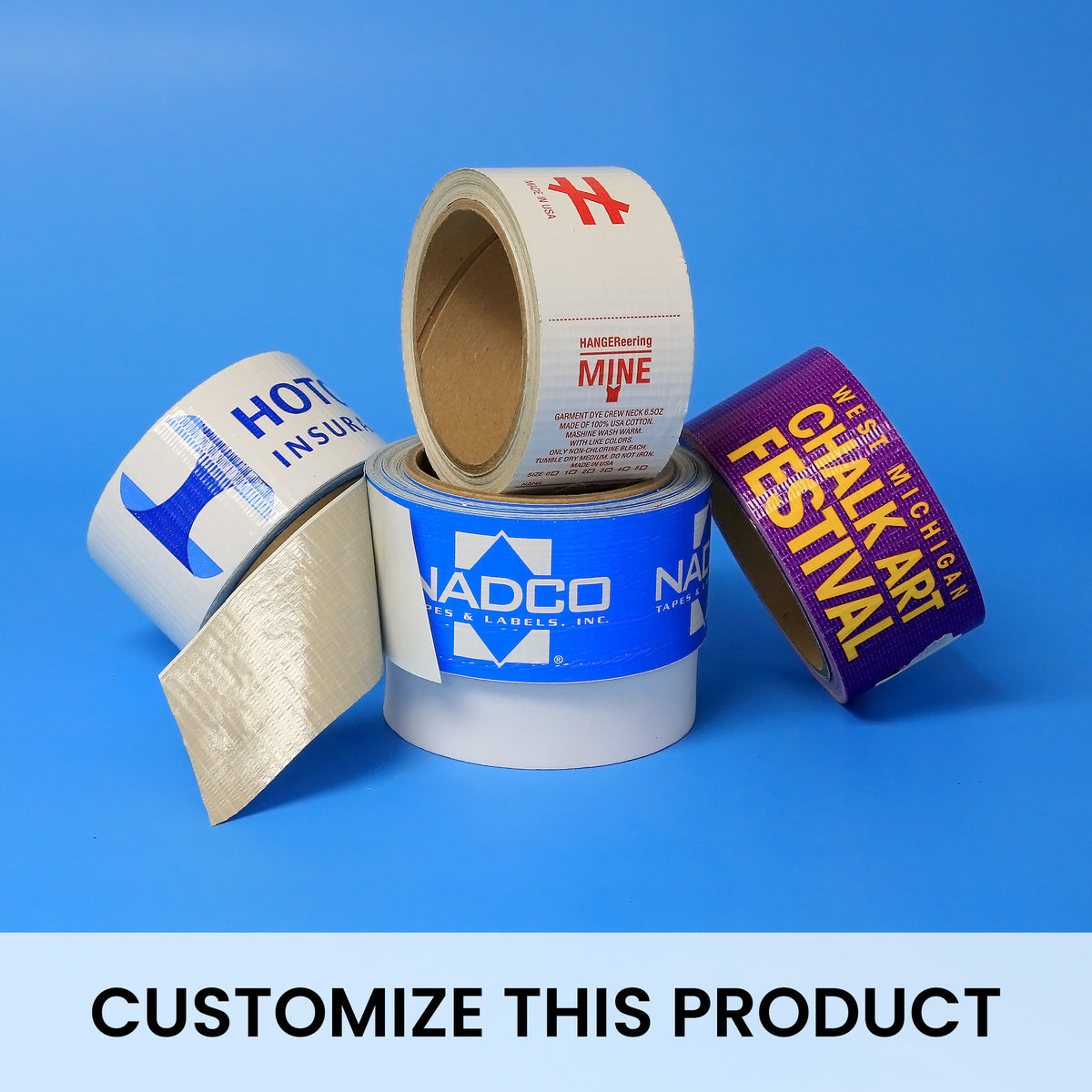 CUSTOM DUCT TAPE WITH LINER – NADCO Tapes & Labels, Inc.