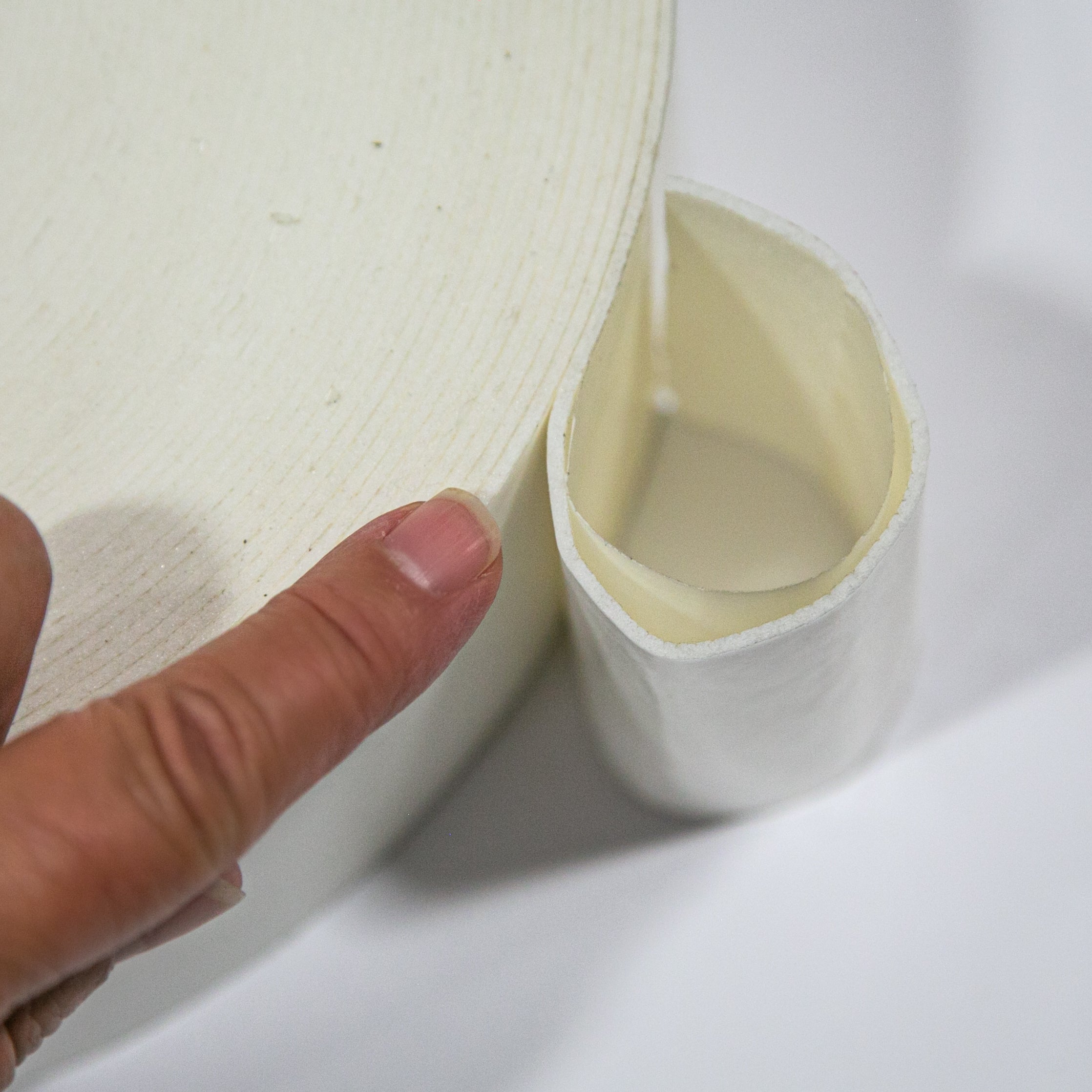 Double Coated Removable White Foam 1/16" Thick