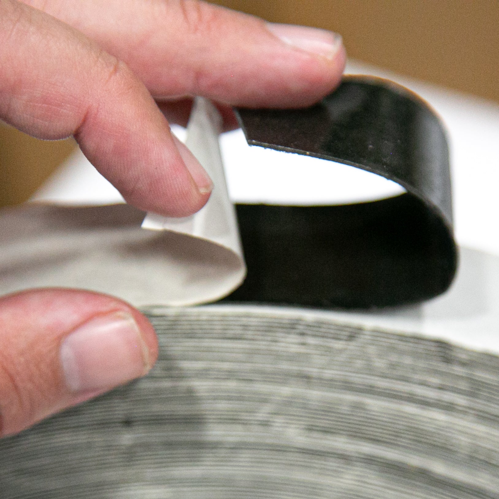 Double Coated Black Foam 1/8" Thick