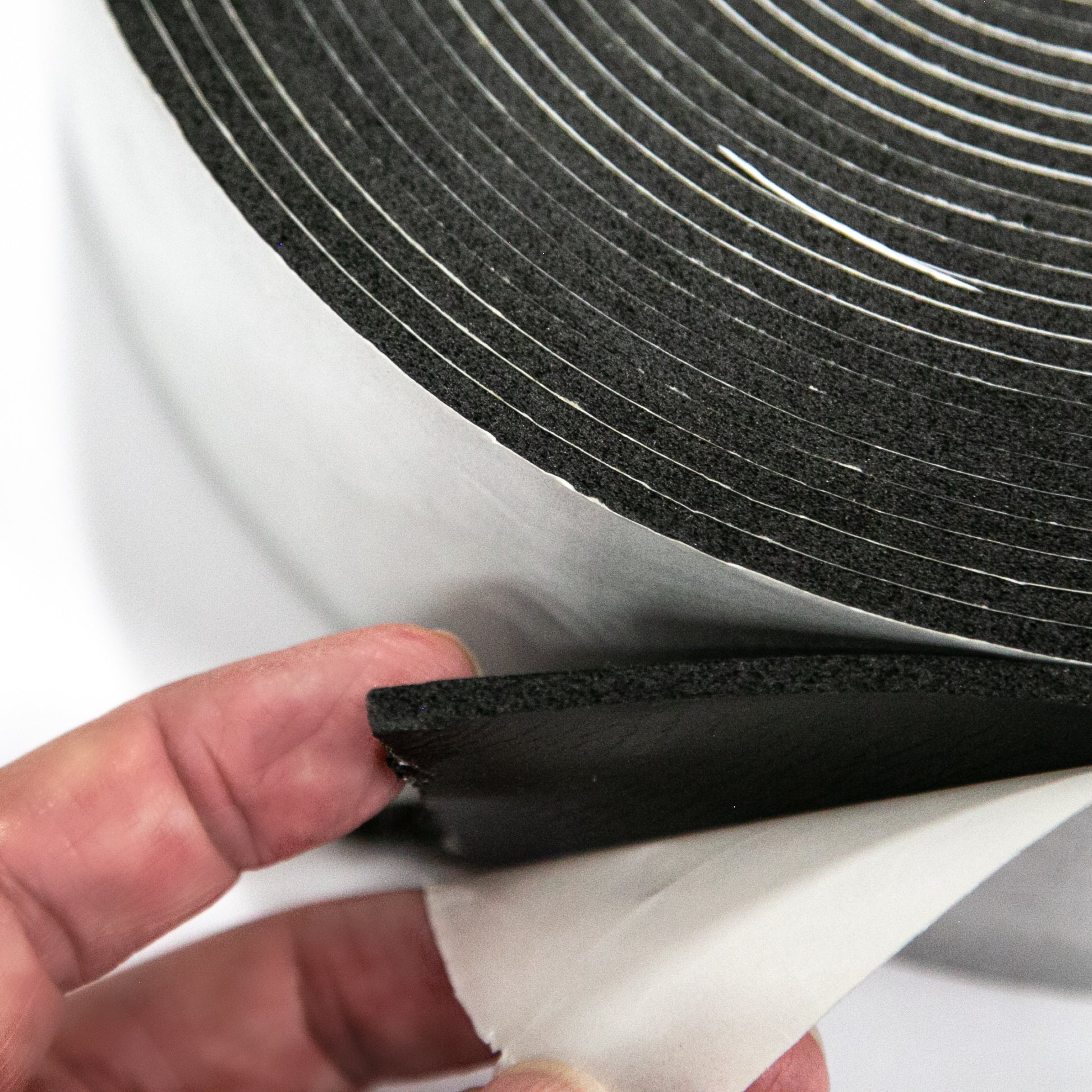Double Coated Black Foam 1/8" Thick