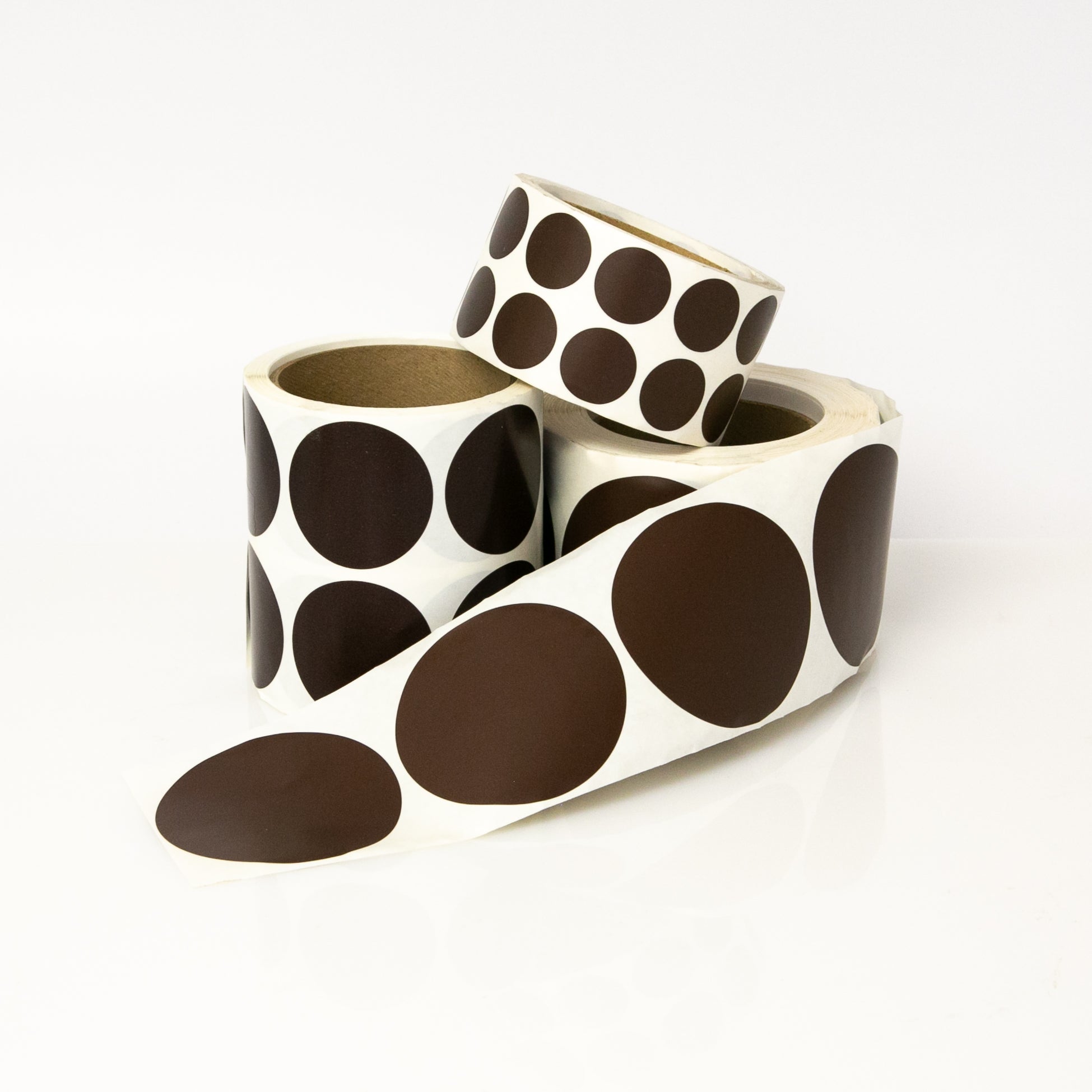 BROWN VINYL DOTS