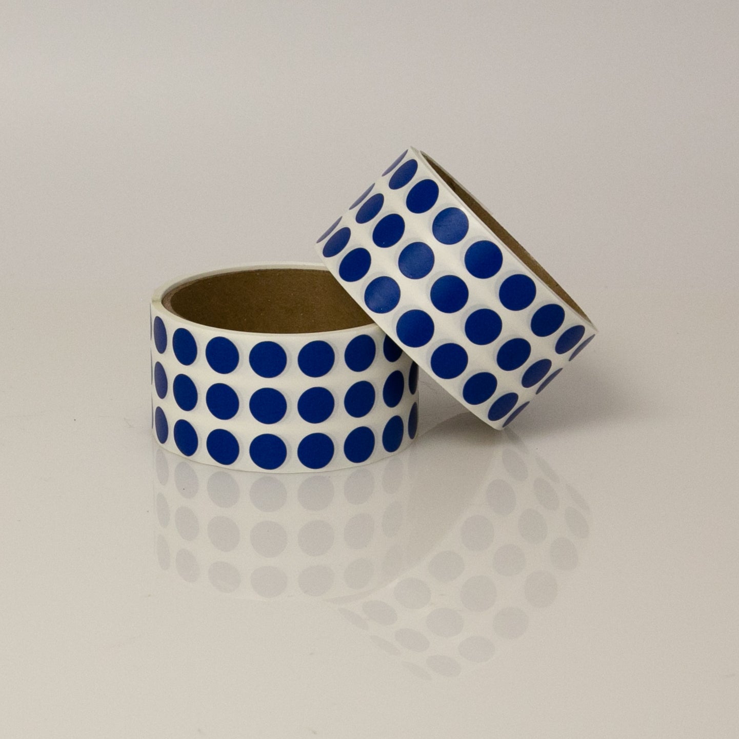 DARK BLUE VINYL DOTS