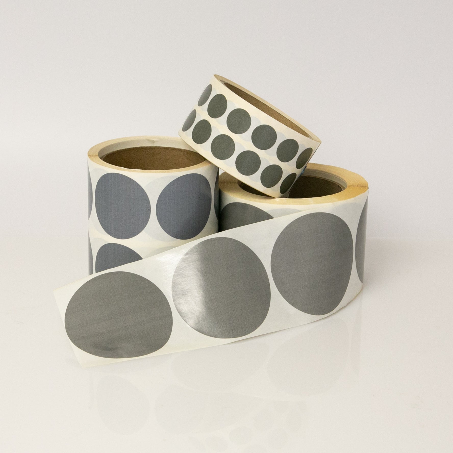 GREY VINYL DOTS