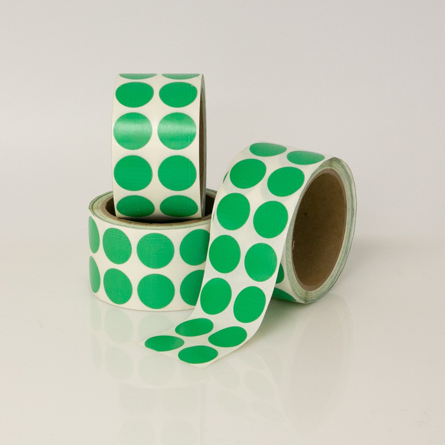 LIGHT GREEN VINYL DOTS