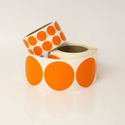 ORANGE VINYL DOTS
