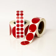 RED VINYL DOTS
