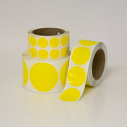 YELLOW VINYL DOTS